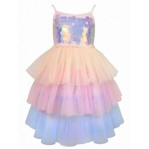 Lola and the Boys Paillette Ombre Tutu Dress
